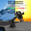 Automobilinis telefono laikiklis Vention KCOB0 – automatinis užspaudimas, siurbtukas, juodas, 73 mm plotis, 117,6 mm aukštis