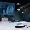 Lindy 25m USB 3.2 Gen 1 Type A į C šviesolaidinis hibridinis kabelis