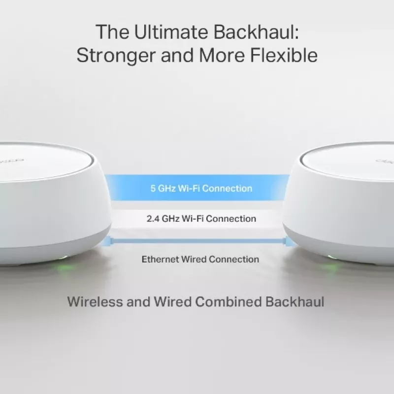 TP-Link Deco BE22 (1 vnt.) tinklo sistema Wi-Fi 7 Dual-Band (2,4 GHz / 5 GHz) balta