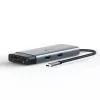 USB Type-C 7-in-1 stotelė TP-Link UH7021C — HDMI, USB 3.2 Gen1, USB 2.0, SD/microSD, 5000 Mbit/s, aliuminis juoda