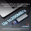 USB Type-C 7-in-1 stotelė TP-Link UH7021C — HDMI, USB 3.2 Gen1, USB 2.0, SD/microSD, 5000 Mbit/s, aliuminis juoda