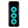 Korpusas PC Midi Tower CHIEFTEC SCORPION 3 GL-03B-UC-OP — juodas, grūdintas stiklas, ATX/Micro-ATX, 3x120mm priekyje + 1x120mm gale ventiliatoriai