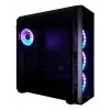 Korpusas PC Midi Tower CHIEFTEC SCORPION 3 GL-03B-UC-OP — juodas, grūdintas stiklas, ATX/Micro-ATX, 3x120mm priekyje + 1x120mm gale ventiliatoriai