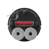 Roborock Q Revo L – juodas apvalus robotas dulkių siurblys su šlapiu valymu ir dulkine