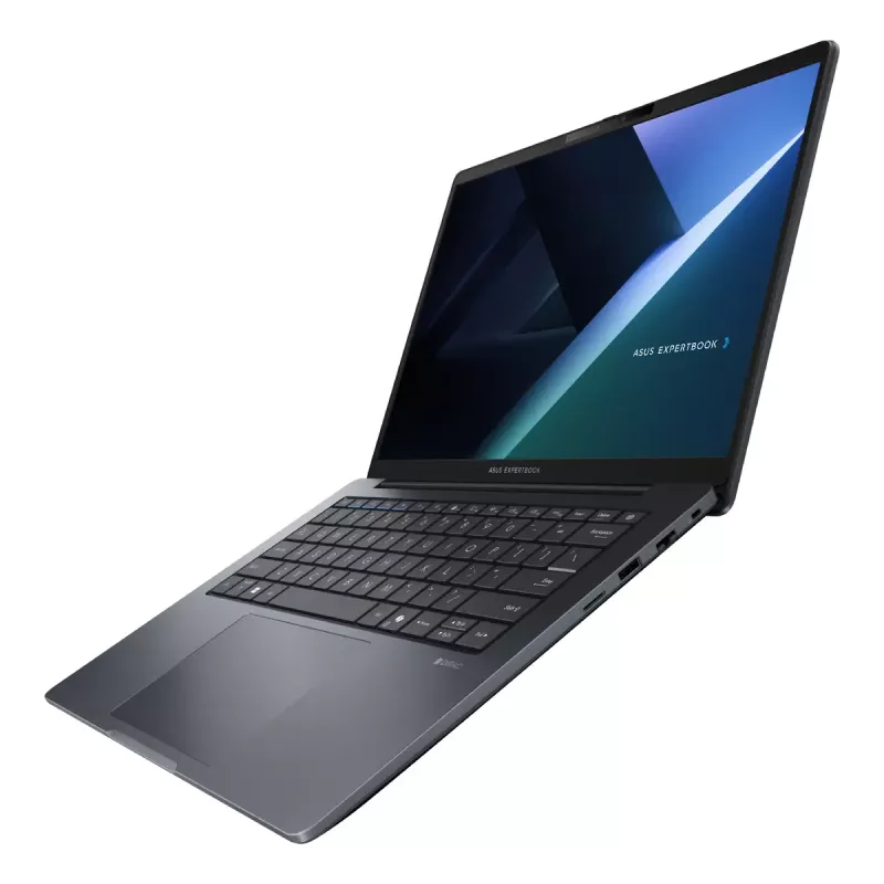 ASUS ExpertBook B3 B3405CCA-LY0310X nešiojamas kompiuteris 35,6 cm (14 colių) WUXGA Intel Core Ultra 5 125H 16 GB DDR5-SDRAM 512 GB SSD Wi-Fi 6E (802.11ax) Windows 11 Pro ENG juoda, pilka