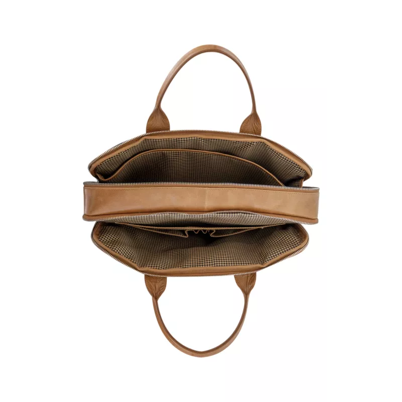 dbramante1928 Kronborg 16 inch Tan N.E. portfelis
