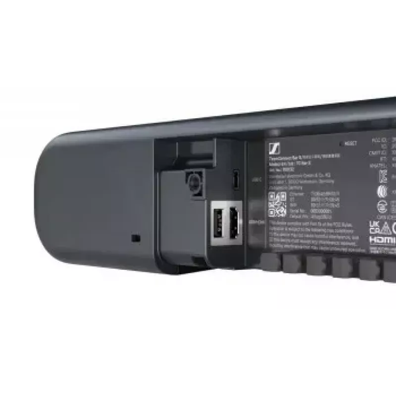 Mikrofonas Sennheiser TEAMCONNECT BAR S VIDEO BAR su integruotais garsiakalbiais, triukšmo slopinimu, USB / plug-and-play
