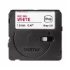 Juostelė etiketėms Brother BTAG-232 raudona ant baltos 1,2 cm 4 m