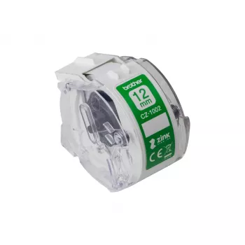 Nuolatinė etiketė Brother CZ-1002 1,2 cm x 5 m rašaliniam spausdinimui