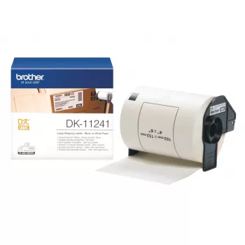 Brother DK-11241 balti etikečių ritinėliai, 102x152 mm, 200 vnt.