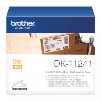 Brother DK-11241 balti etikečių ritinėliai, 102x152 mm, 200 vnt.