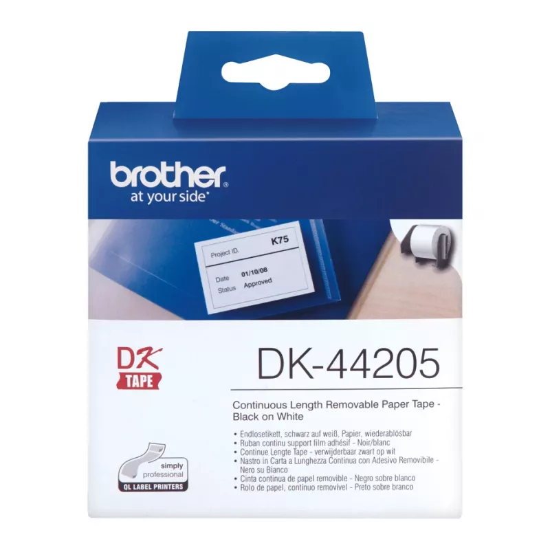 Nuimama popierinė juosta Brother DK44205