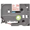 Laminuota juosta Brother TZe242 18 mm raudona ant baltos