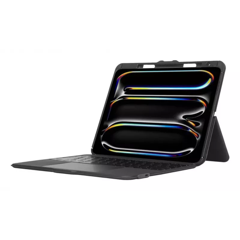 Klaviatūrinis dėklas TARGUS VersaVu THZ989NO, skirtas iPad Pro 13 colių – Bluetooth, sukama nuimama klaviatūra, apsauginis aplankalas