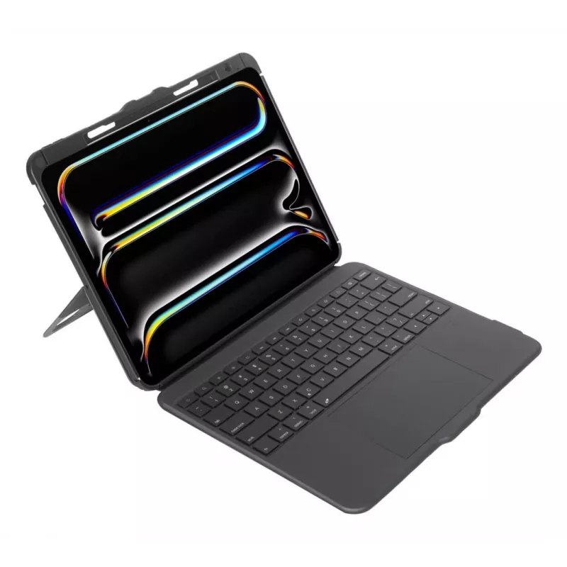 Klaviatūrinis dėklas TARGUS VersaVu THZ989NO, skirtas iPad Pro 13 colių – Bluetooth, sukama nuimama klaviatūra, apsauginis aplankalas