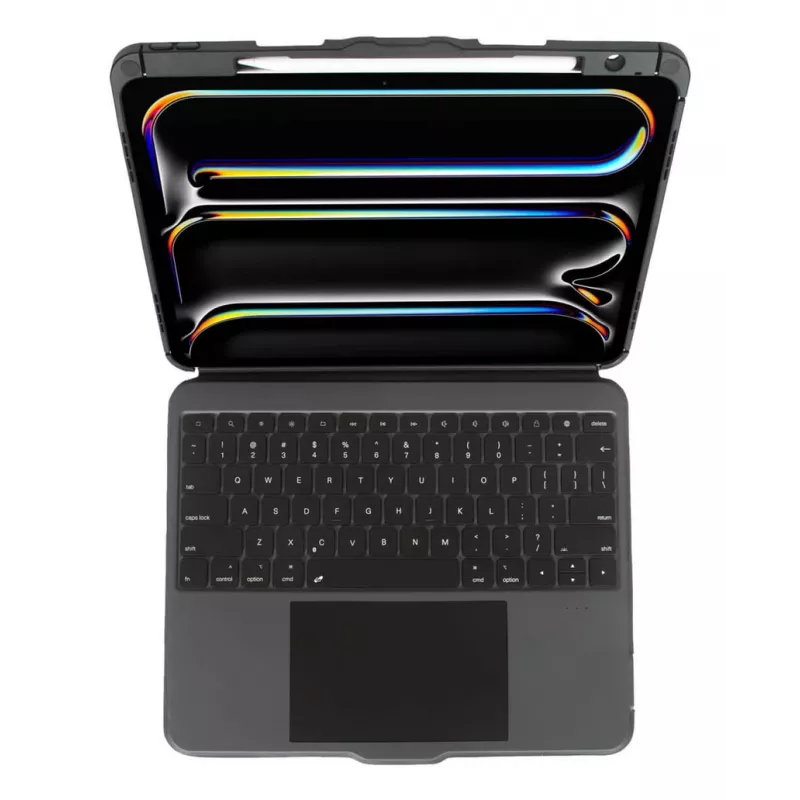 Klaviatūrinis dėklas TARGUS VersaVu THZ989NO, skirtas iPad Pro 13 colių – Bluetooth, sukama nuimama klaviatūra, apsauginis aplankalas