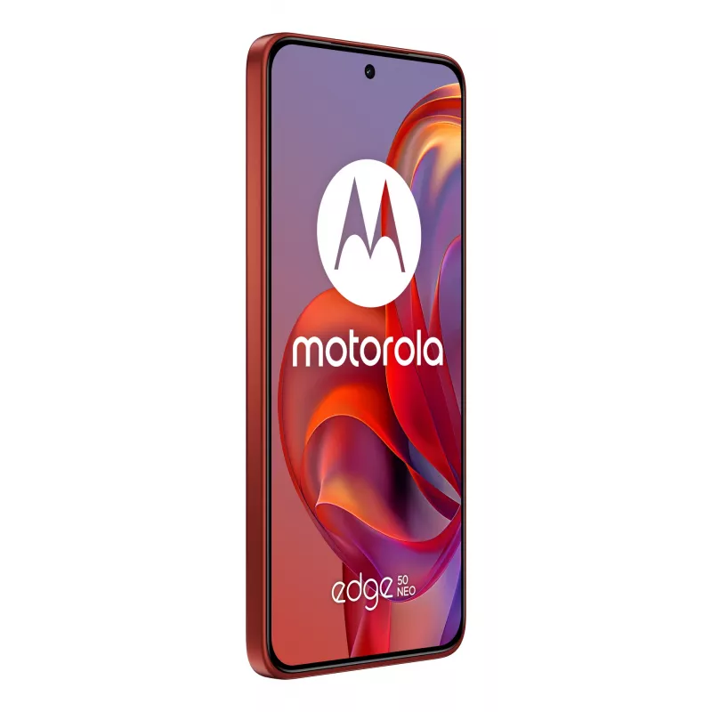 Mobilusis telefonas Motorola edge 50 Neo 16,1 cm (6,36 colio) dviejų SIM kortelių Android 14 5G USB Type-C 12 GB 512 GB 4310 mAh Raudonas