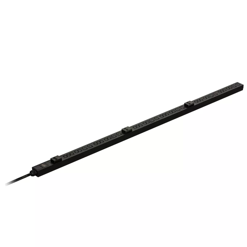 APC Easy Rack PDU Basic 0U 3 fazės 22kW 230V 32A 30x C13 ir 12x C19 lizdai IEC60309 3P+N+PE įvadas