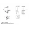 Multibrackets M Projector Mount Pro HD 40kg Baltas lubinis laikiklis
