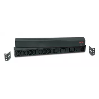 APC Rack PDU Basic 1U 16A 230V maitinimo paskirstymo įrenginys 12 AC lizdų 0U/1U juodas