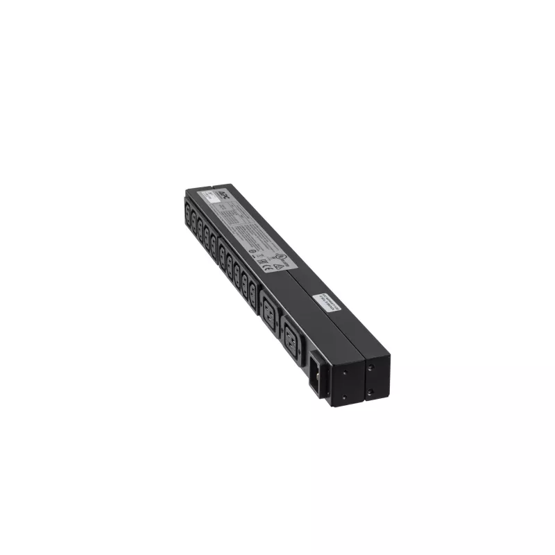 APC Rack PDU Basic 1U 16A 230V maitinimo paskirstymo įrenginys 12 AC lizdų 0U/1U juodas