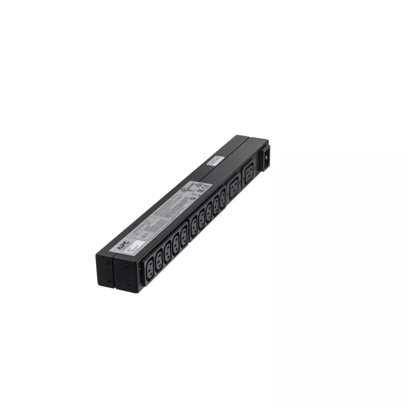 APC Rack PDU Basic 1U 16A 230V maitinimo paskirstymo įrenginys 12 AC lizdų 0U/1U juodas