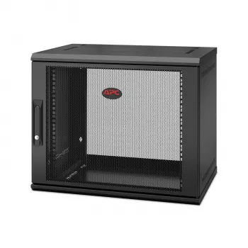 APC NetShelter WX AR109SH4 - 9U, 19 colių sieninis montavimo spintos korpusas, 400 mm gylio, pilnai surinktas