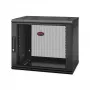 APC NetShelter WX AR109SH4 - 9U, 19 colių sieninis montavimo spintos korpusas, 400 mm gylio, pilnai surinktas