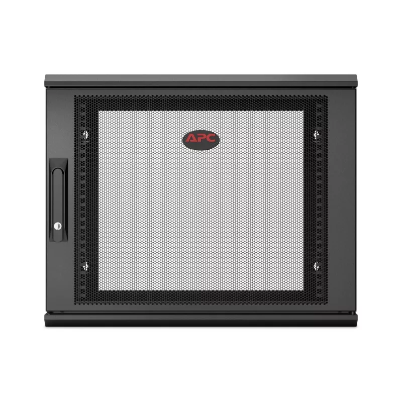 APC NetShelter WX AR109SH4 - 9U, 19 colių sieninis montavimo spintos korpusas, 400 mm gylio, pilnai surinktas