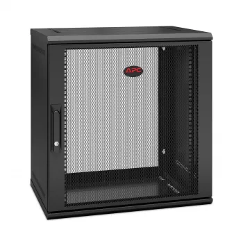 APC NetShelter WX AR112SH4 - 12U, 19 colių sieninis montavimo spintelis, surinktas, 400 mm gylio