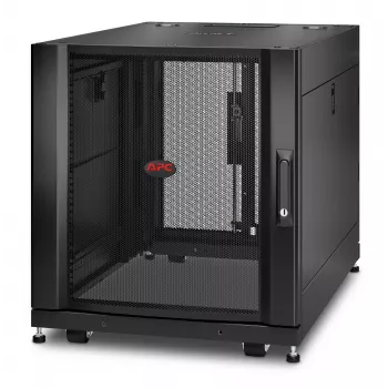 APC NetShelter SX, serverinis stovas, 12U, juodas, 658x600x900 mm