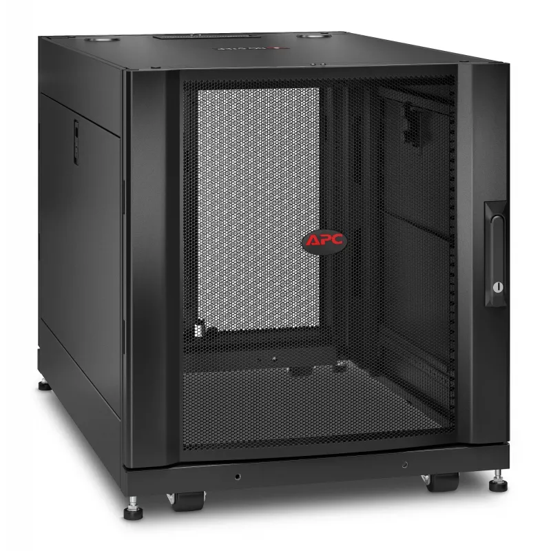 APC NetShelter SX, serverinis stovas, 12U, juodas, 658x600x900 mm