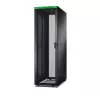 APC Easy Rack ER6202FP1 42U serverinis stovas, juodas, su stogu, ratukais, kojelėmis, 4 kronšteinais ir šoninėmis plokštėmis, be dugno, 1991H x 600W x 1000D mm