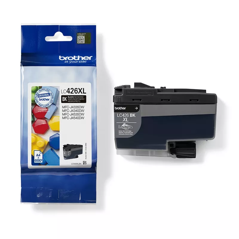Originalus Brother rašalo kasetė LC-428XLBKP, juoda, skirta MFC-J5955x/MFC-J6955x/MFC-J6957x/HL-J601, ~3000 puslapių