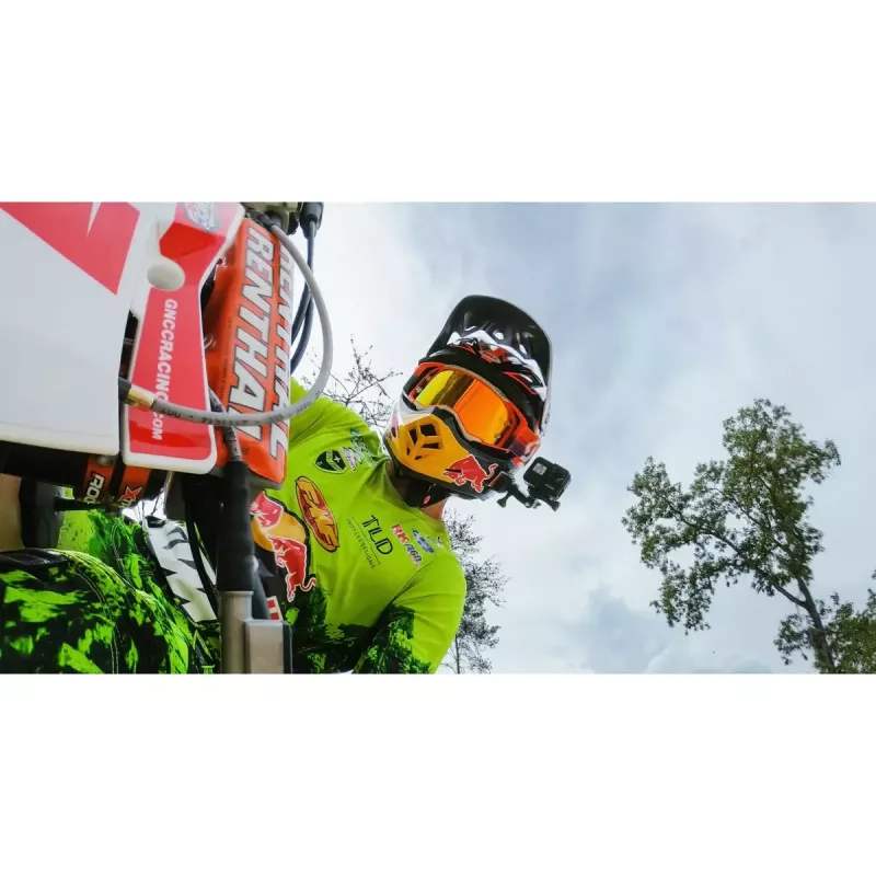 Goprono laikiklis GoPro šalmo priekyje ir šone AHFSM-001