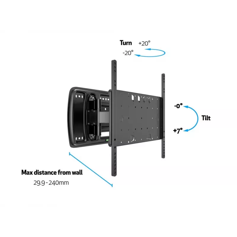 Montavimo laikiklis Multibrackets M VESA Super Slim Tilt & Turn
