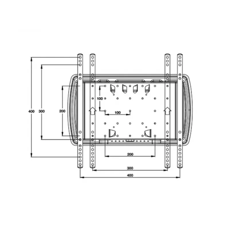 Montavimo laikiklis Multibrackets M VESA Super Slim Tilt & Turn