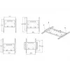 Montavimo laikiklis Multibrackets M VESA Super Slim Tilt & Turn