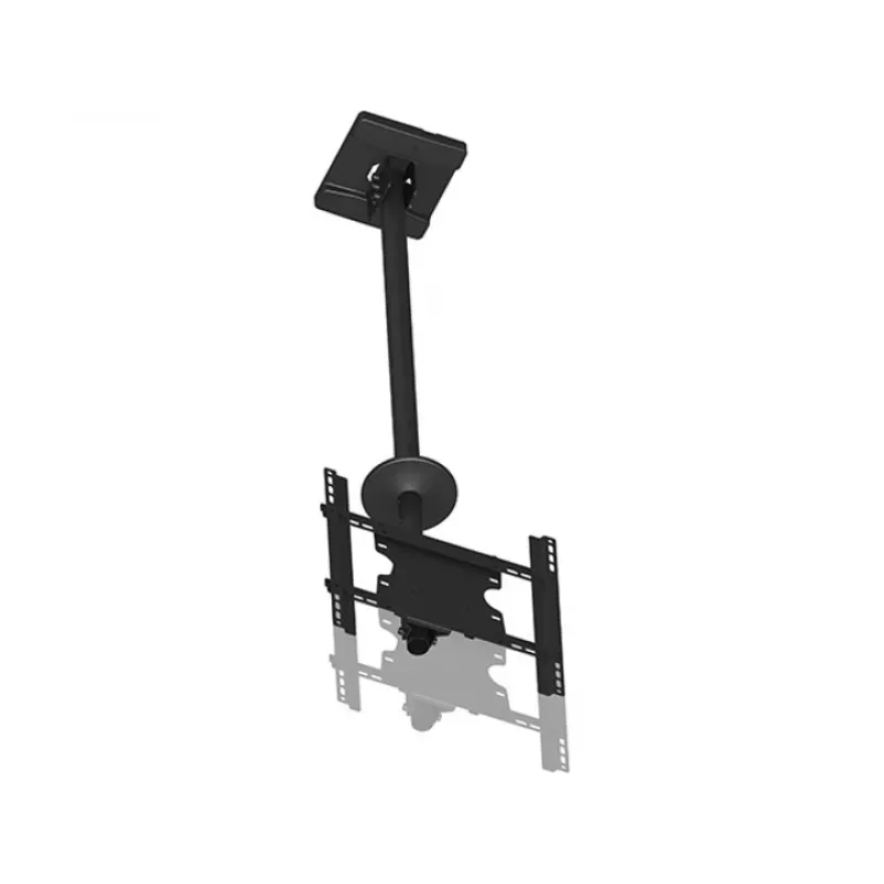 Multibrackets M Public Ceilingmount Medium Single lubų laikiklis, 81,3–116,8 cm (32–46 colių), maks. 70 kg, VESA nuo 100x100 iki 400x400, pasvirimas nuo -5 iki +15°, juodas