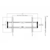 Multibrackets M Universal Wallmount Fixed Large juodas