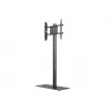 Grindinis stovas ekranui Multibrackets M 180 Single Black su pagrindo plokšte