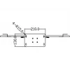 Grindinis stovas ekranui Multibrackets M 180 Single Black su pagrindo plokšte