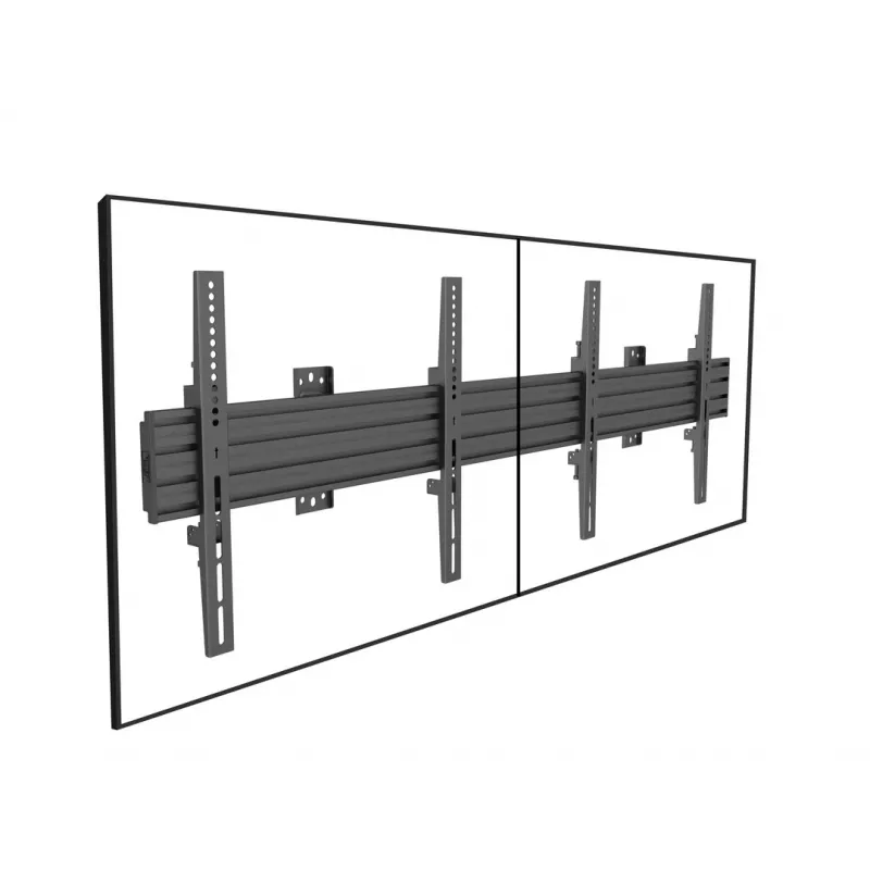Multibrackets M Wallmount Pro MBW2U fiksuotas juodas sieninis laikiklis dviems ekranams