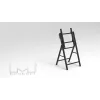 Multibrackets M Tilt and Roll Easel mobilus stovas ekranui, juodas, maksimali apkrova 50 kg