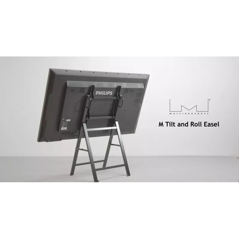 Multibrackets M Tilt and Roll Easel mobilus stovas ekranui, juodas, maksimali apkrova 50 kg