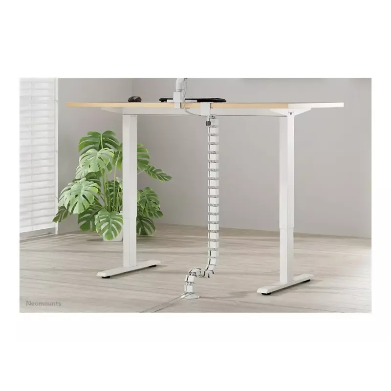 Neomounts ADS06-131WH balta kabelių tvarkyklė su spaustuku