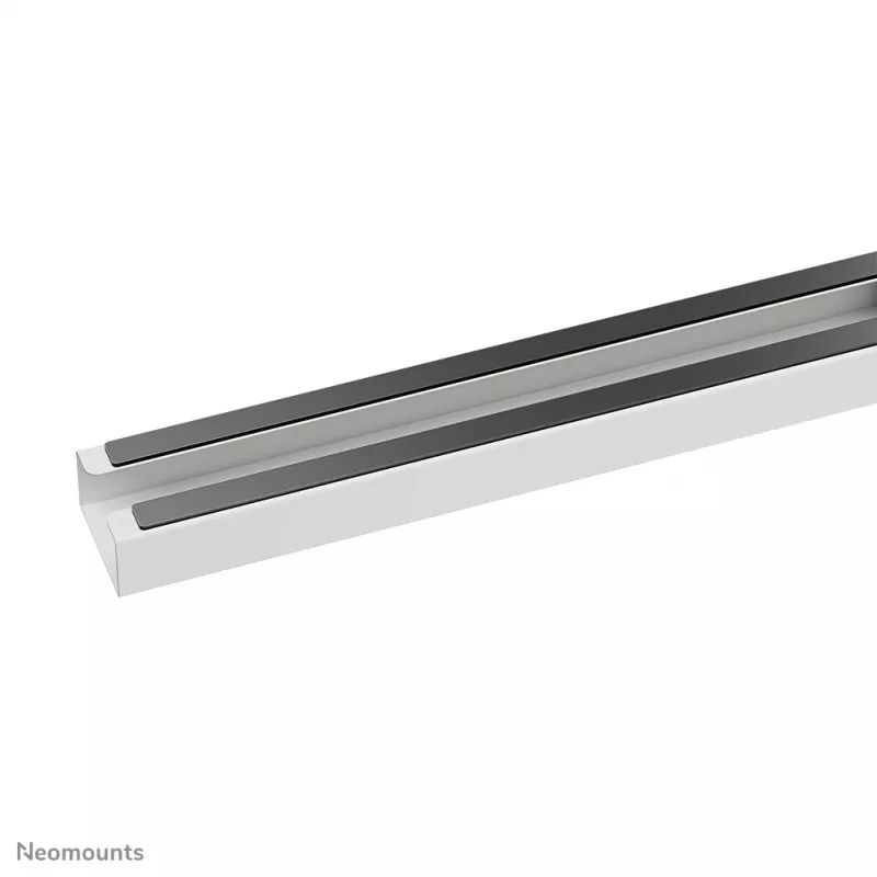 Kabelių dangtelis Neomounts ADS06-133WH magnetinis baltas, montuojamas varžtais prie sėdėjimo-stovėjimo stalų rėmų