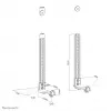 Neomounts AWL29-650BL1 laikiklis videobarams / soundbarams VESA – max 15 kg – universalus