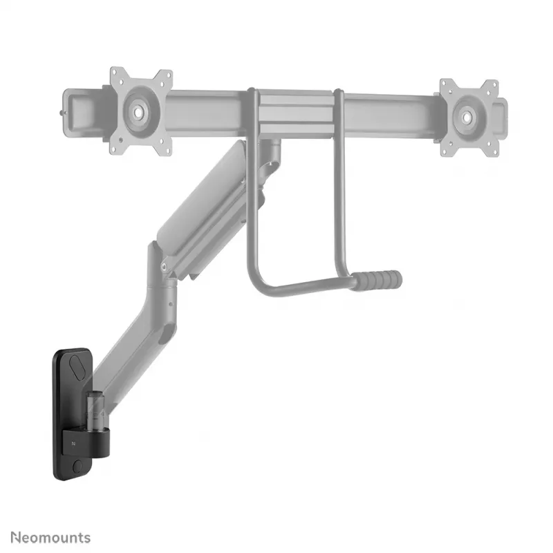 Sieninė plokštė Neomounts AWL75-450BL juoda aliumininė 660g 85mm