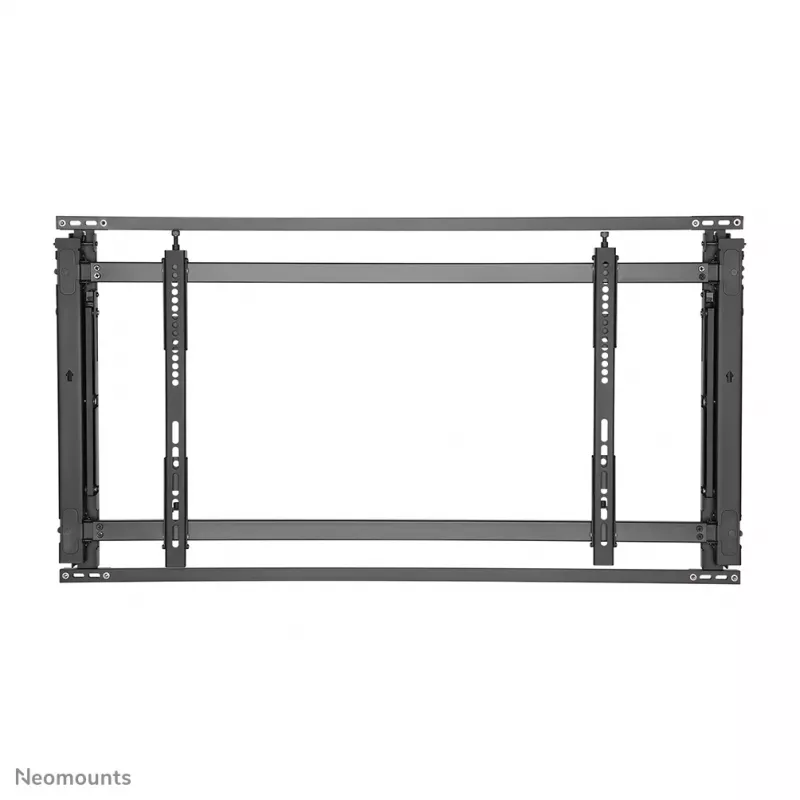 Neomounts LED-VW1750BLACK fiksuotas sieninis laikiklis vaizdo sienai, 32 inch–55 inch, 35 kg, VESA 200x200–600x400, juodas